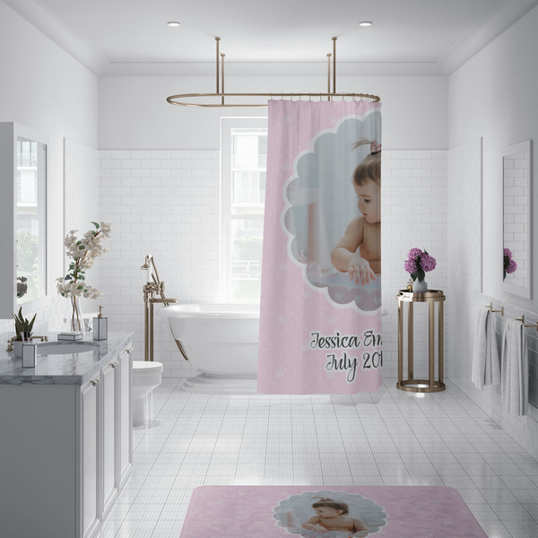Baby Girl Photo Shower Curtain - 70"x83"