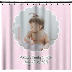 Baby Girl Photo Shower Curtain - Custom Size (Personalized)