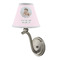 Baby Girl Photo Small Chandelier Lamp - LIFESTYLE (on wall lamp)
