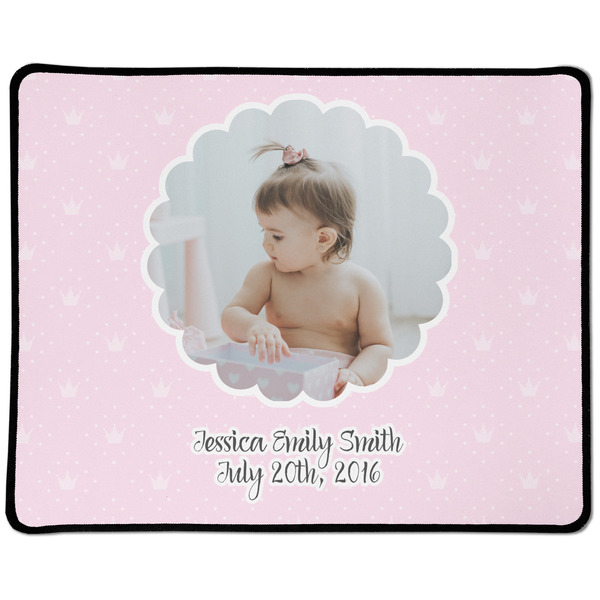 Custom Baby Girl Photo Large Gaming Mouse Pad - 12.5" x 10"