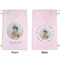 Baby Girl Photo Small Laundry Bag - Front & Back View