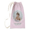 Baby Girl Photo Small Laundry Bag - Front View