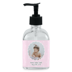 Baby Girl Photo Glass Soap & Lotion Bottle - Single Bottle