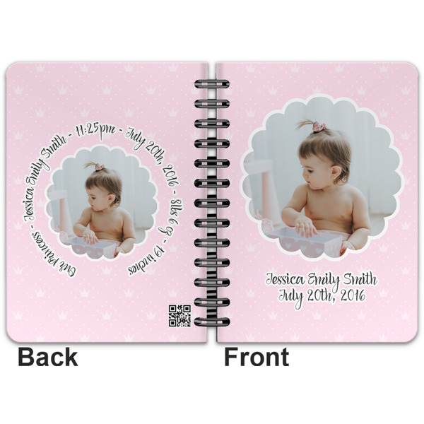 Baby Girl Photo Spiral Journal 5 x 7 - Apvl