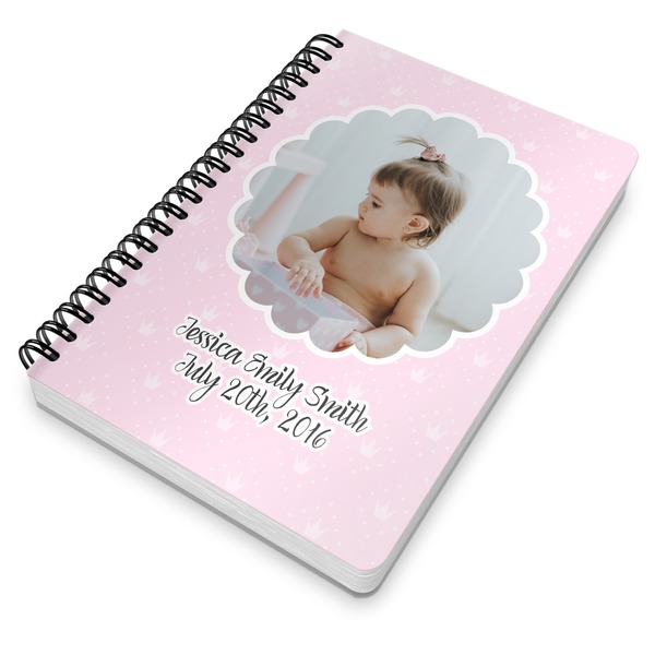 Baby Girl Photo Spiral Journal 7 x 10 - Main