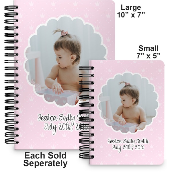 Baby Girl Photo Spiral Journal - Comparison