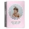 Baby Girl Photo Spiral Journal Large - Front View