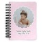 Baby Girl Photo Spiral Journal Small - Front View