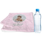 Baby Girl Photo Sports & Fitness Towel (Personalized)