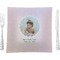 Baby Girl Photo 9.5" Glass Square Lunch / Dinner Plate- Single or Set of 4 (Personalized)
