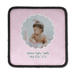 Baby Girl Photo Iron On Square Patch