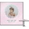 Baby Girl Photo Square Table Top