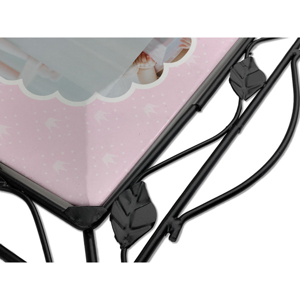 Baby Girl Photo Square Trivet - Detail