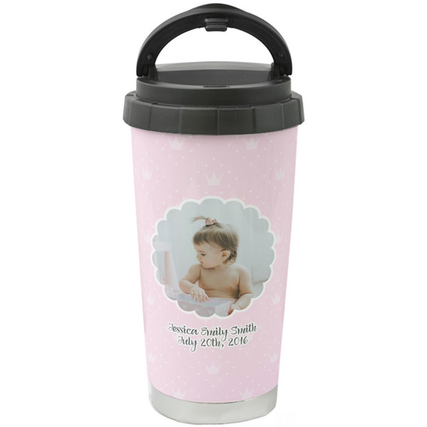 Custom Baby Girl Photo Stainless Steel Coffee Tumbler (Personalized)