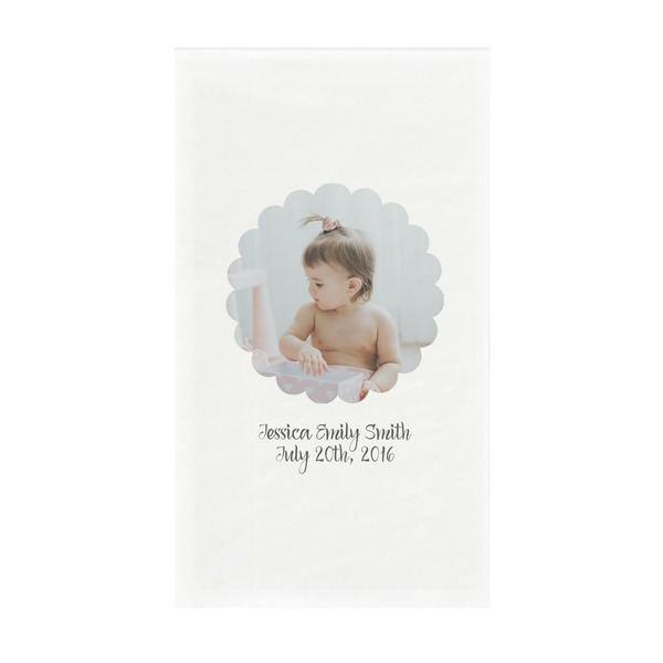 Custom Baby Girl Photo Guest Paper Towels - Full Color - Standard