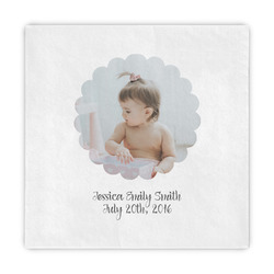 Baby Girl Photo Standard Decorative Napkins