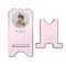 Baby Girl Photo Stylized Phone Stand - Front & Back - Large