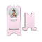 Baby Girl Photo Stylized Phone Stand - Front & Back - Small
