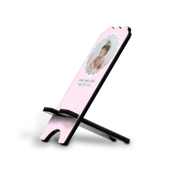Custom Baby Girl Photo Stylized Cell Phone Stand - Small