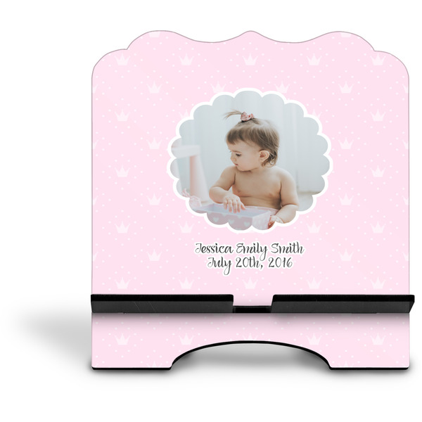 Baby Girl Photo Stylized Tablet Stand - Front without iPad