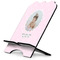 Baby Girl Photo Stylized Tablet Stand - Side View