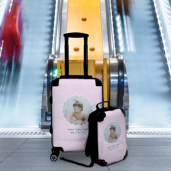 Baby Girl Photo Suitcase Set 4 - IN CONTEXT