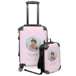 Baby Girl Photo Kids 2-Piece Luggage Set - Suitcase & Backpack