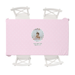 Baby Girl Photo Tablecloth - 58"x102" (Personalized)