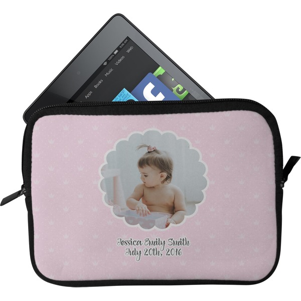 Custom Baby Girl Photo Tablet Case / Sleeve - Small (Personalized)