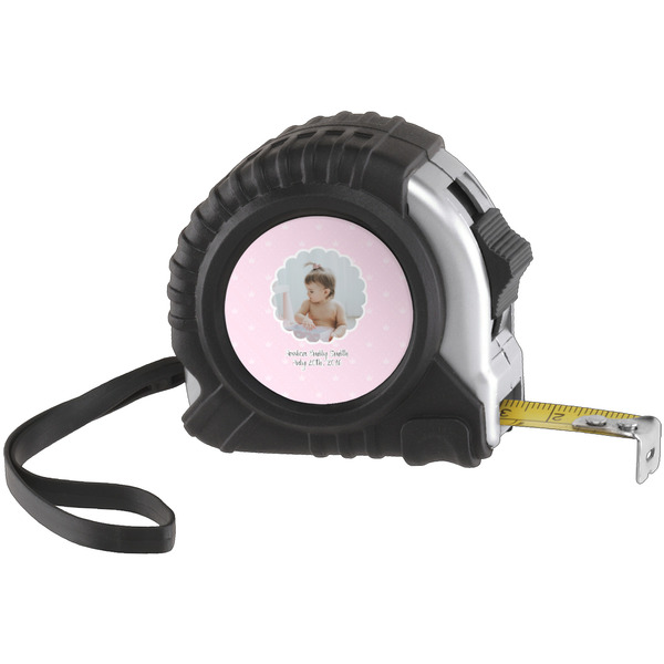 Custom Baby Girl Photo Tape Measure (25 ft)