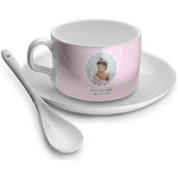 Baby Girl Photo Tea Cup - Single (Personalized)