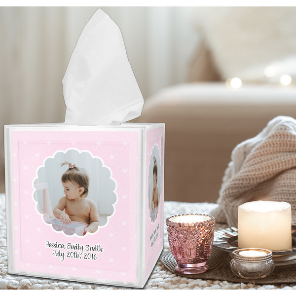 Baby Girl Photo Tissue Box - LIFESTYLE