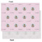 Baby Girl Photo Tissue Paper - Lightweight - Large - Front & Back