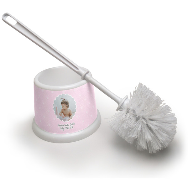 Custom Baby Girl Photo Toilet Brush (Personalized)