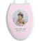 Baby Girl Photo Toilet Seat Decal - Elongated (Personalized)