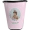 Baby Girl Photo Waste Basket - Double Sided (Black) (Personalized)
