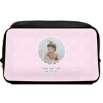 Baby Girl Photo Toiletry Bag / Dopp Kit (Personalized)