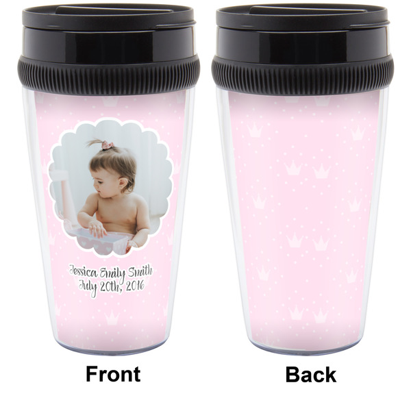 Baby Girl Photo Travel Mug Approval (Personalized)