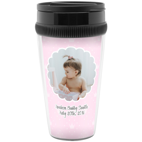 Custom Baby Girl Photo Acrylic Travel Mug without Handle (Personalized)