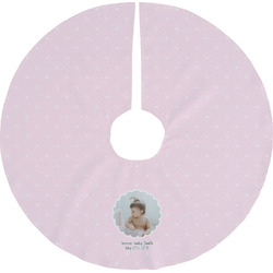 Baby Girl Photo Tree Skirt (Personalized)