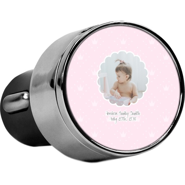 Custom Baby Girl Photo USB Car Charger (Personalized)