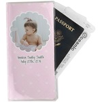Baby Girl Photo Travel Document Holder