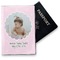 Baby Girl Photo Vinyl Passport Holder - Front