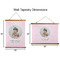 Baby Girl Photo Wall Hanging Tapestries - Parent/Sizing