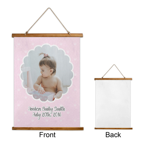 Baby Girl Photo Wall Hanging Tapestry - Portrait - APPROVAL