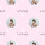 Baby Girl Photo Wallpaper & Surface Covering (Water Activated 24"x 24" Sample)