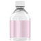 Baby Girl Photo Water Bottle Label - Back View