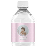 Baby Girl Photo Water Bottle Labels - Custom Sized