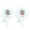 Baby Girl Photo White Plastic 7" Stir Stick - Double Sided - Round - Front & Back