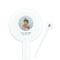 Baby Girl Photo Round Plastic Stir Sticks